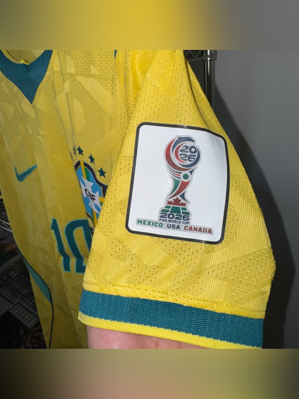Nike Brazil 2026 #10 Neymar Jr Men’s Home Soccer Jersey 🆕 - Picture 3 of 8